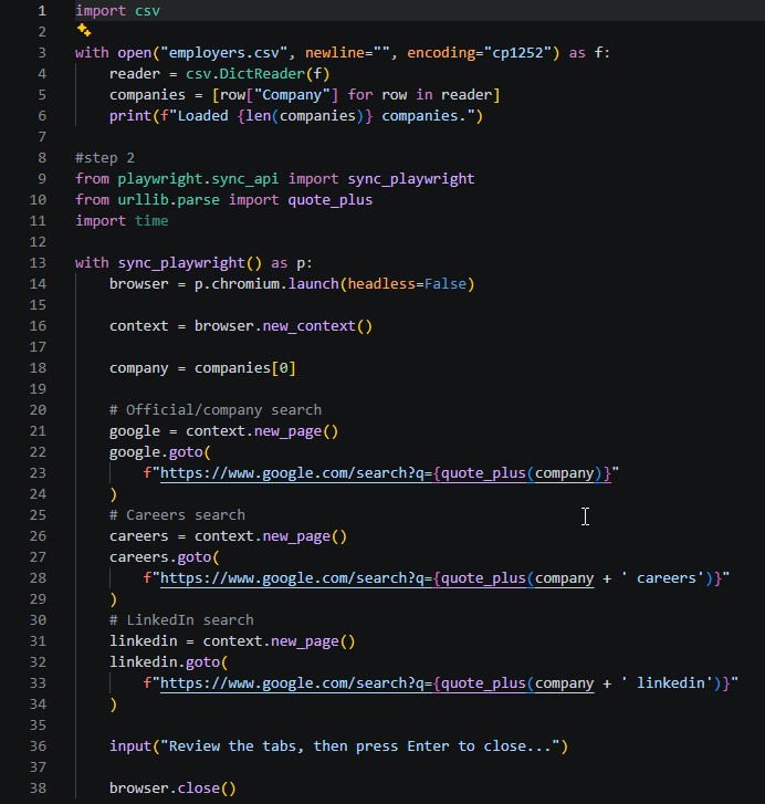 The code ChatGPT created for me (or helped me create. Not sure anymore, tbh.)